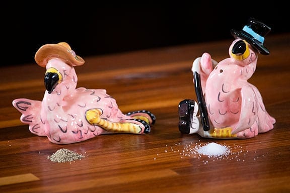 Blue Sky Salt and Pepper Shakers